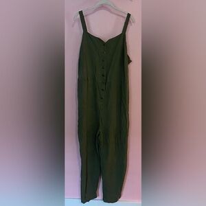 ModCloth, Army Green Jumpsuit, 2X